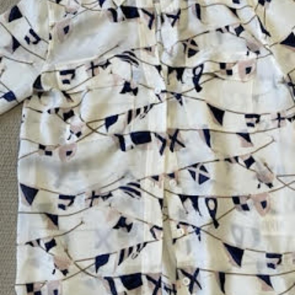 Equipment Silk Blouse - Summer Nautical